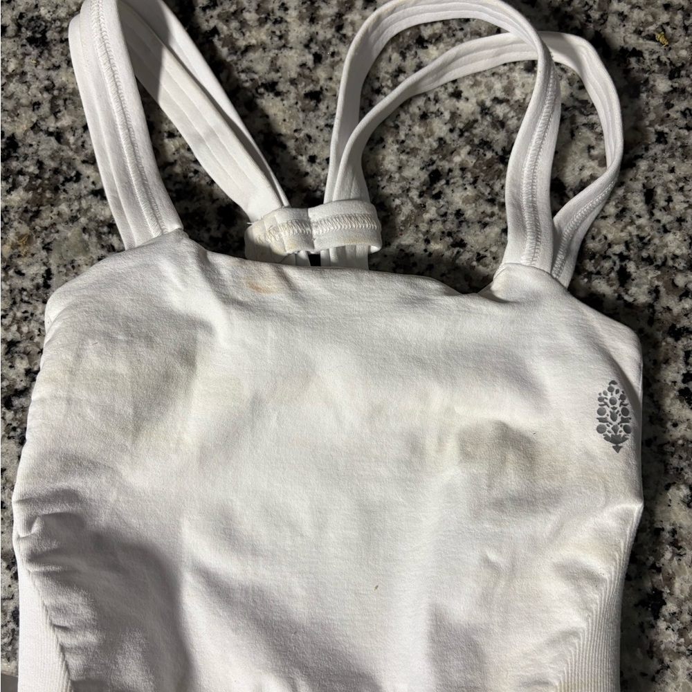 Free People white Tank Top with Straps